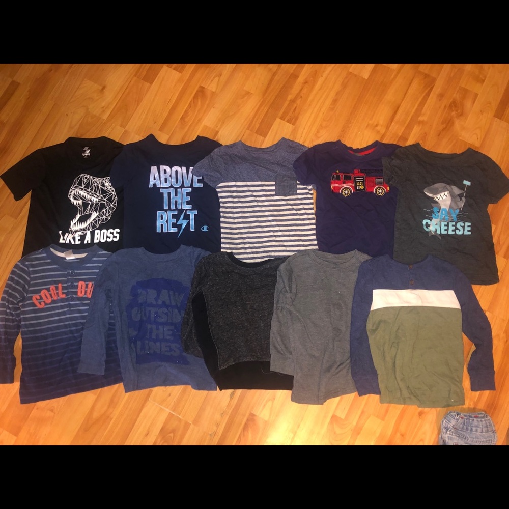 3T Boys Short Sleeve & Long Sleeve Shirts